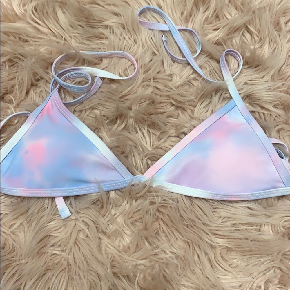 Tie dye bikini top